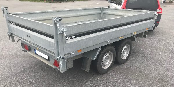 Entreprenadsläp Fogelsta trevägstipp - Bild 2